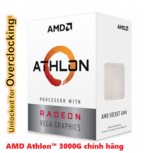 AMD Athlon™ 3000GE chính hãng